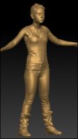 Full body 3D clothed scan of Jessie