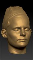 Female 3D head scan # 57