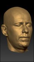 Male 3D head scan # 37