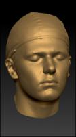 Male 3D head scan # 68