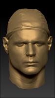 Male 3D head scan # 83