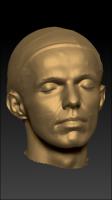 Male 3D head scan # 89