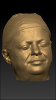 Female 3D head scan # 96