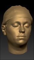 Female 3D head scan # 108
