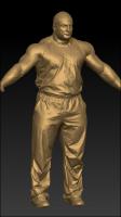 Full body 3D scan of clothed Gene