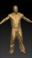 Full body 3D scan of clothed Terrence