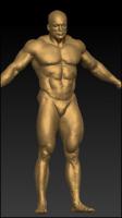 Full body 3D scan of underwer Dale
