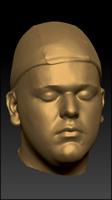 Male 3D head scan 0001