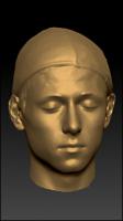 Male 3D head scan 0002