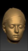 Female 3D head scan # 76