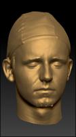 Male 3D head scan