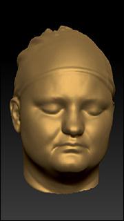 Female 3D head scan # 88