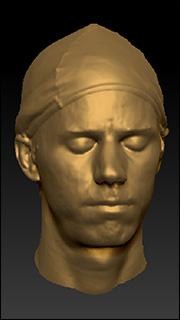 Male 3D head scan # 90