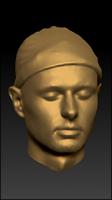 Male 3D head scan # 92