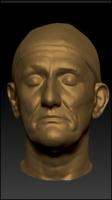 Male 3D head scan # 111