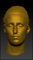 Female 3D head scan # 130